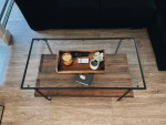 Black Glass Coffee Table