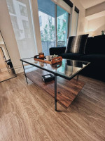 Black Glass Coffee Table