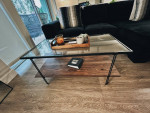 Black Glass Coffee Table
