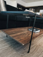 Black Glass Coffee Table