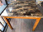Square Counter Height Wood Dining Table 42” x 42” x 36”