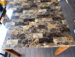 Square Counter Height Wood Dining Table 42” x 42” x 36”