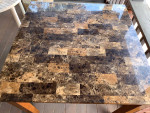 Square Counter Height Wood Dining Table 42” x 42” x 36”