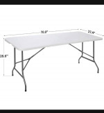 New 6 Ft Foldable Table