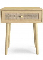 Firm Price! Brand New Solid Wood Nightstand Side Table