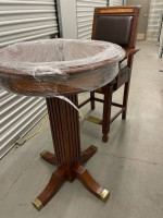 Thomas Aaron Pool Pub table with 2 chairs set