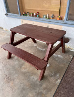 New Kids Wood Table / picnic table