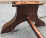 Custom Made Metal Pedestal Table Base