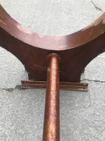 Custom Made Metal Pedestal Table Base