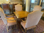 Dining Table with 4 Captain's Chairs