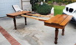 Antique quartersawn table (mainly for the wood and rare legs)