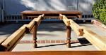 Antique quartersawn table (mainly for the wood and rare legs)