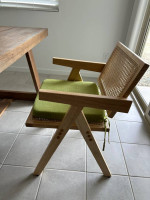 Solid Wood Dining/office Desk table And 2 Chairs Bundle Set
