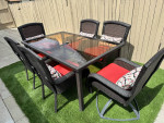 Outdoor patio table set