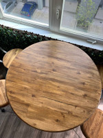 Cost Plus World Market: High Pub Dinner Table & Stools / Chairs