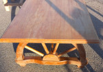Super 1950s Wagon Wheel Coffee Table