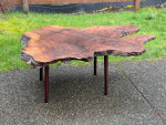 Live Edge Slab Coffee Table