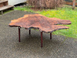 Live Edge Slab Coffee Table
