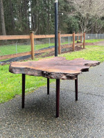 Live Edge Slab Coffee Table