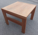 Teak? Solid Wood Coffee Table End Table Side Table