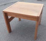 Teak? Solid Wood Coffee Table End Table Side Table