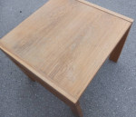 Teak? Solid Wood Coffee Table End Table Side Table