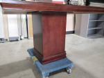 Used 48"x48" Square Conference Table w/ USB & Power Outlets