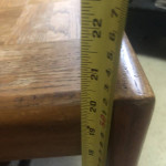 End table OAK  24” x 24”