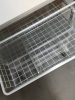 6 drawer metal rolling sorting table cart 36 x 18 x 32" tall