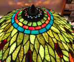Beautiful Tiffany Style Dragonfly Table Lamp - 18x25