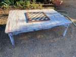 Epic Game Coffee Table with chess / checkers set