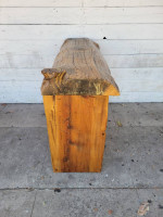 Rustic Trunk Wood Console Table