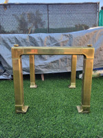 Mastercraft Brass Side Table no Glass Top