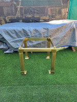 Mastercraft Brass Side Table no Glass Top