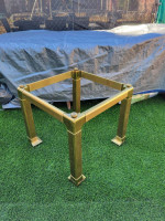 Mastercraft Brass Side Table no Glass Top
