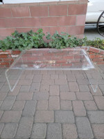 Lucite Modern Coffee Table