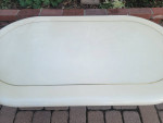 1999 Fiberglass Lacquer Coffee Table
