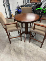 High Boy / Tall Table and chairs