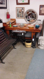 LARGE FARM TABLE WORK TABLE