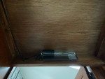 Matching: Large display china cabinet, entertainment cabinet & side table