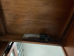 Matching: Large display china cabinet, entertainment cabinet & side table