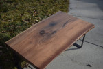 Black Walnut Slab Coffee Table