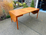 Mid Century Arne Vodder Extension Drop Leaf # 227 Dining Table Set