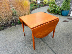 Mid Century Arne Vodder Extension Drop Leaf # 227 Dining Table Set