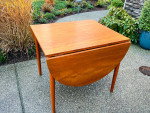 Mid Century Arne Vodder Extension Drop Leaf # 227 Dining Table Set