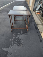 3 stackable end table/night stands