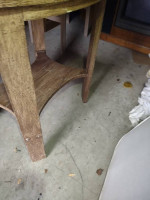 tall oval table