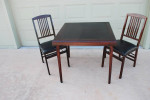 Costco Folding Game Table and 2 Matching Folding Chairs