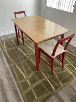 Ikea Pinntorp table + 2 Chairs