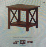 Coffee table and end table set
